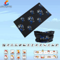 LSB-0198 Ningbo Lingshang 100% Polyester multifunktionale nahtlose Outdoor-Nackenrohr Kühlung Bandana
